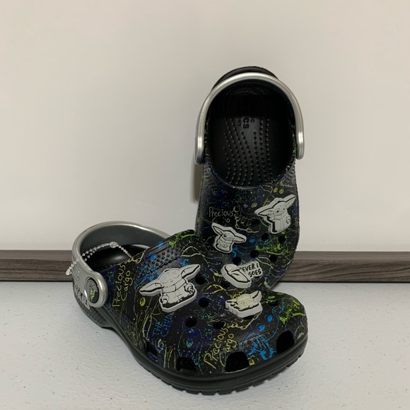 CROCS x Star Wars The Mandalorian The Child Clogs-Size c9 NWT - Picture 5 of 14